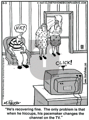 Close to Home on Tuesday August 3, 1999 Comic Strip