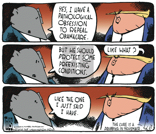 Tom Toles on Tuesday June 30, 2020 Comic Strip