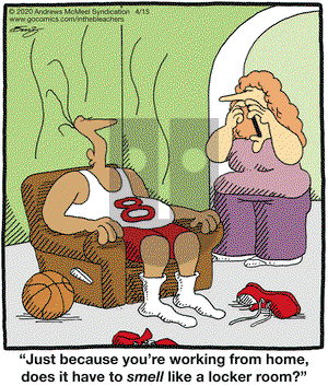 In the Bleachers on Wednesday April 15, 2020 Comic Strip
