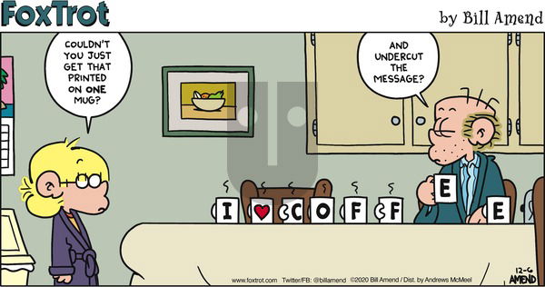 FoxTrot on Sunday December 6, 2020 Comic Strip