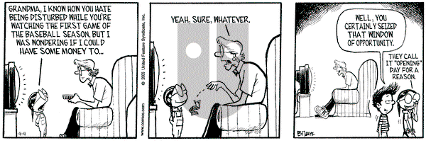 Grand Avenue on Tuesday April 4, 2006 Comic Strip