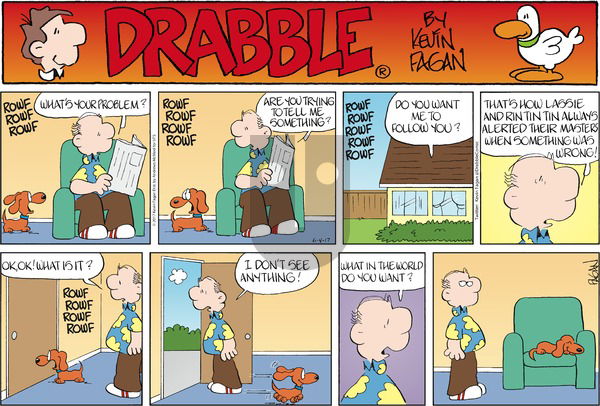 Drabble on Sunday June 4, 2017 Comic Strip