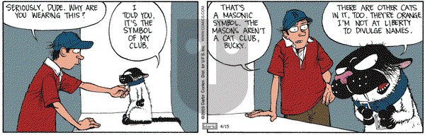 Get Fuzzy on Tuesday April 15, 2003 Comic Strip