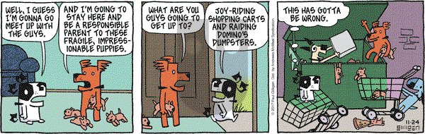 Pooch Cafe on Friday November 24, 2017 Comic Strip