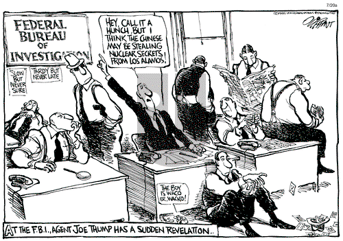 Pat Oliphant on Tuesday July 20, 1999 Comic Strip