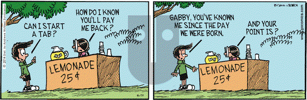 Grand Avenue on Wednesday June 14, 2017 Comic Strip