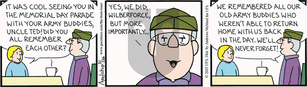 The Born Loser on Monday May 26, 2025 Comic Strip