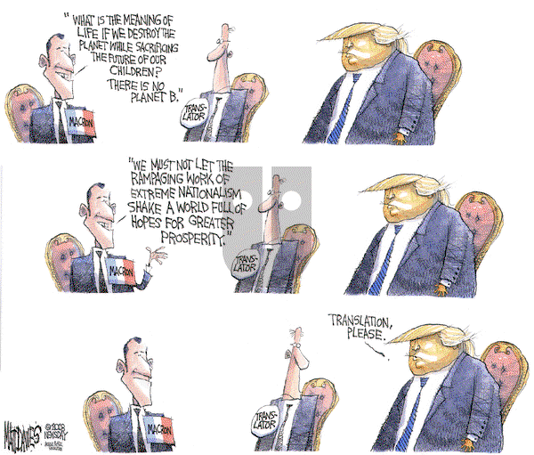 Matt Davies on Thursday April 26, 2018 Comic Strip