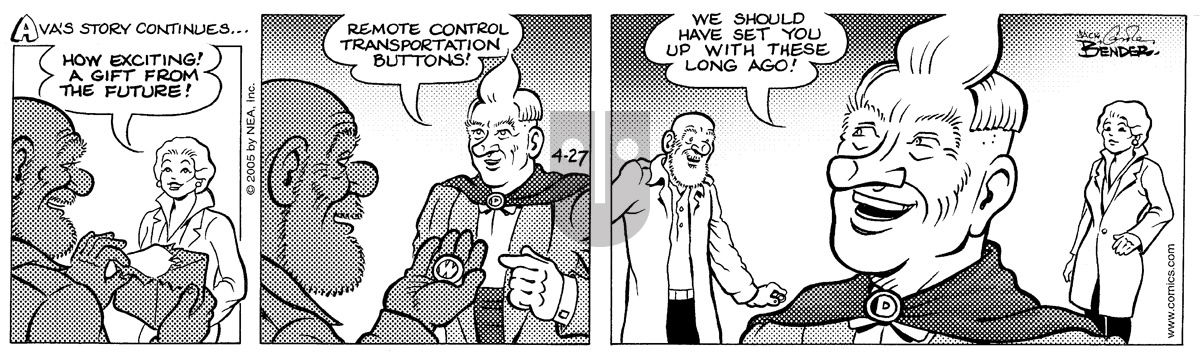 Alley Oop - Wednesday April 27, 2005 Comic Strip