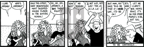 Clear Blue Water on Tuesday October 17, 2006 Comic Strip