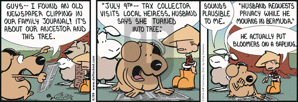 DeFlocked on Monday April 9, 2018 Comic Strip