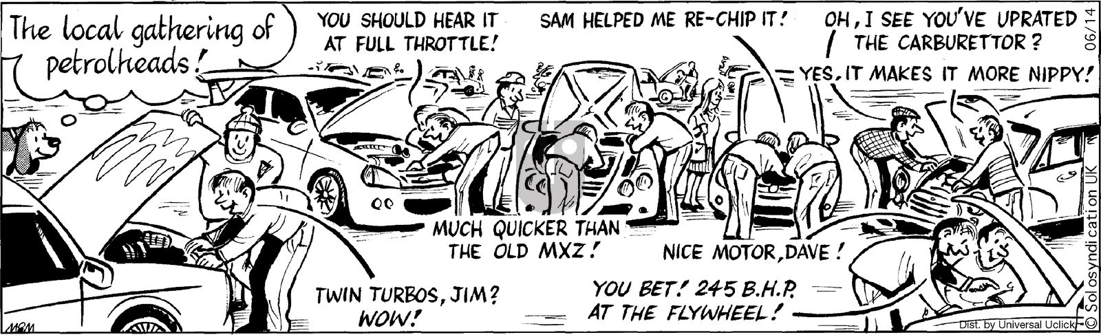 Fred Basset on Saturday June 14, 2014 Comic Strip