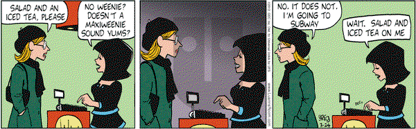Luann - Saturday March 24, 2012 Comic Strip