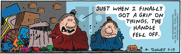 Frank and Ernest - Thursday May 13, 2004 Comic Strip