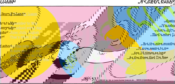 Luann on Sunday September 3, 2006 Comic Strip