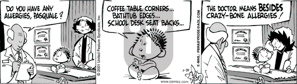 Rose is Rose on Wednesday January 31, 2001 Comic Strip