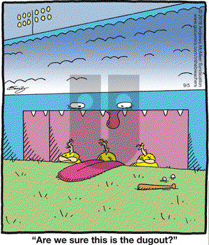 In the Bleachers on Thursday September 5, 2019 Comic Strip