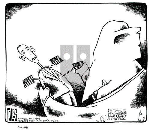 Tom Toles on Tuesday May 6, 2008 Comic Strip