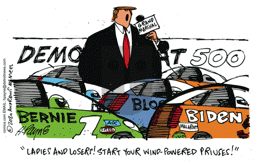 Henry Payne on Friday February 14, 2020 Comic Strip