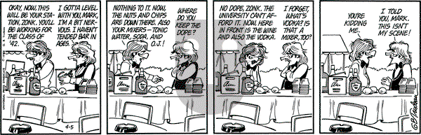 Doonesbury on Monday April 5, 1982 Comic Strip