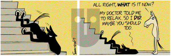 Dark Side of the Horse - Saturday September 15, 2012 Comic Strip
