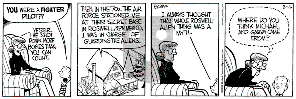 Grand Avenue on Wednesday March 6, 2002 Comic Strip