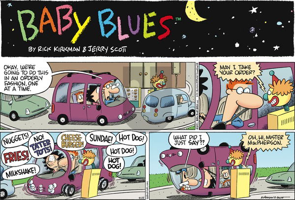 Baby Blues on Sunday April 25, 2021 Comic Strip