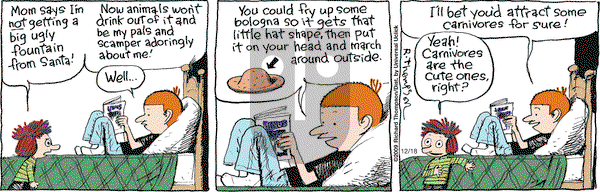 Cul de Sac on Friday December 18, 2009 Comic Strip