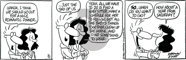 Baby Blues on Monday June 25, 1990 Comic Strip