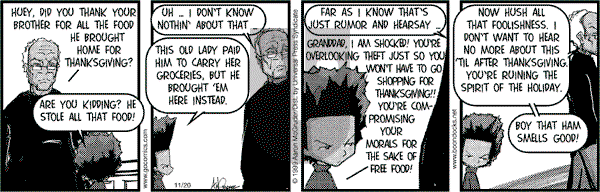 The Boondocks on Monday June 23, 2014 Comic Strip