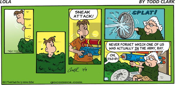 Lola on Sunday July 9, 2017 Comic Strip