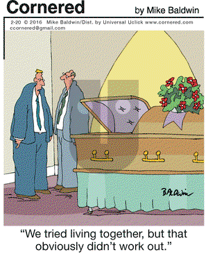 Cornered on Saturday February 20, 2016 Comic Strip