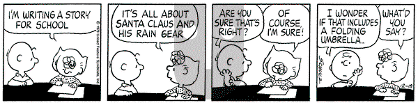 Peanuts on Monday December 18, 1978 Comic Strip