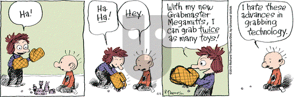 Cul de Sac on Saturday April 4, 2015 Comic Strip