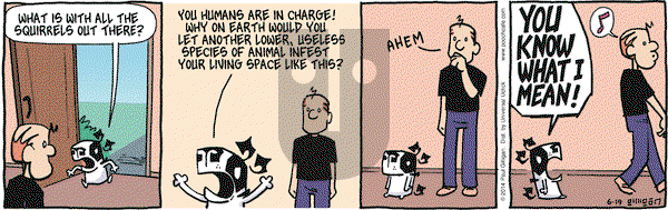Pooch Cafe on Thursday June 19, 2014 Comic Strip