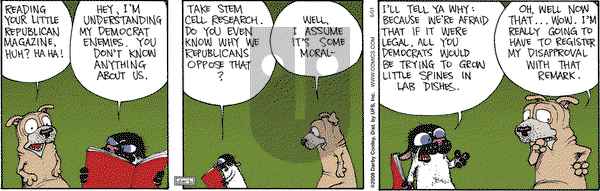 Get Fuzzy on Thursday May 1, 2008 Comic Strip
