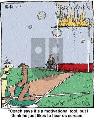 In the Bleachers on Thursday March 25, 2004 Comic Strip