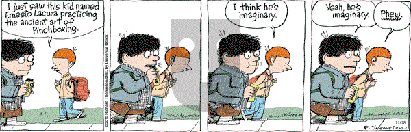 Cul de Sac on Wednesday November 18, 2015 Comic Strip