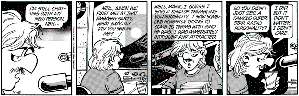 Doonesbury on Wednesday November 15, 1995 Comic Strip