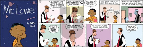 Mr. Lowe on Tuesday September 17, 2024 Comic Strip