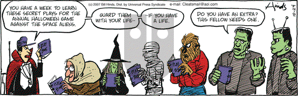 Cleats on Thursday October 2, 2025 Comic Strip