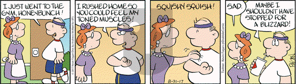 Drabble on Thursday August 31, 2017 Comic Strip
