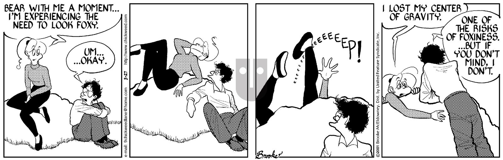 9 Chickweed Lane - Tuesday March 27, 2001 Comic Strip