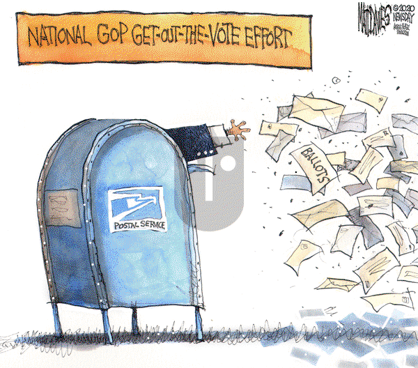 Matt Davies on Monday August 17, 2020 Comic Strip