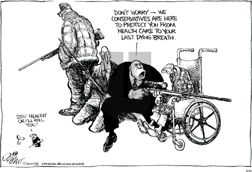 Pat Oliphant on Tuesday March 10, 2009 Comic Strip