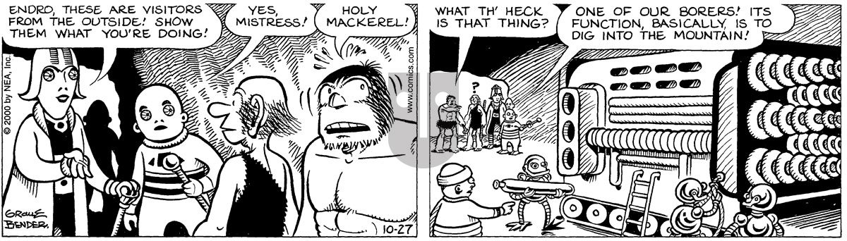 Alley Oop - Friday October 27, 2000 Comic Strip