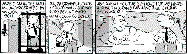 Drabble on Friday August 2, 1996 Comic Strip