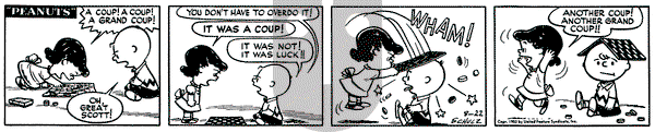 Peanuts on Friday August 22, 1952 Comic Strip