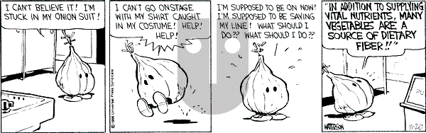 Calvin and Hobbes - Thursday November 20, 1986 Comic Strip