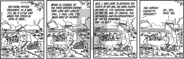 Doonesbury on Thursday April 3, 1980 Comic Strip